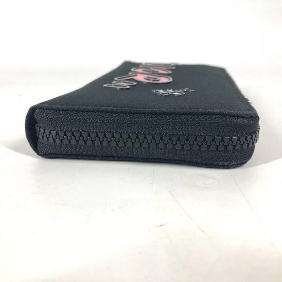Dior KAWS collaboration Zip Around Long Wallet Long Wallet Nylon Black/pink - Picture 5 of 16